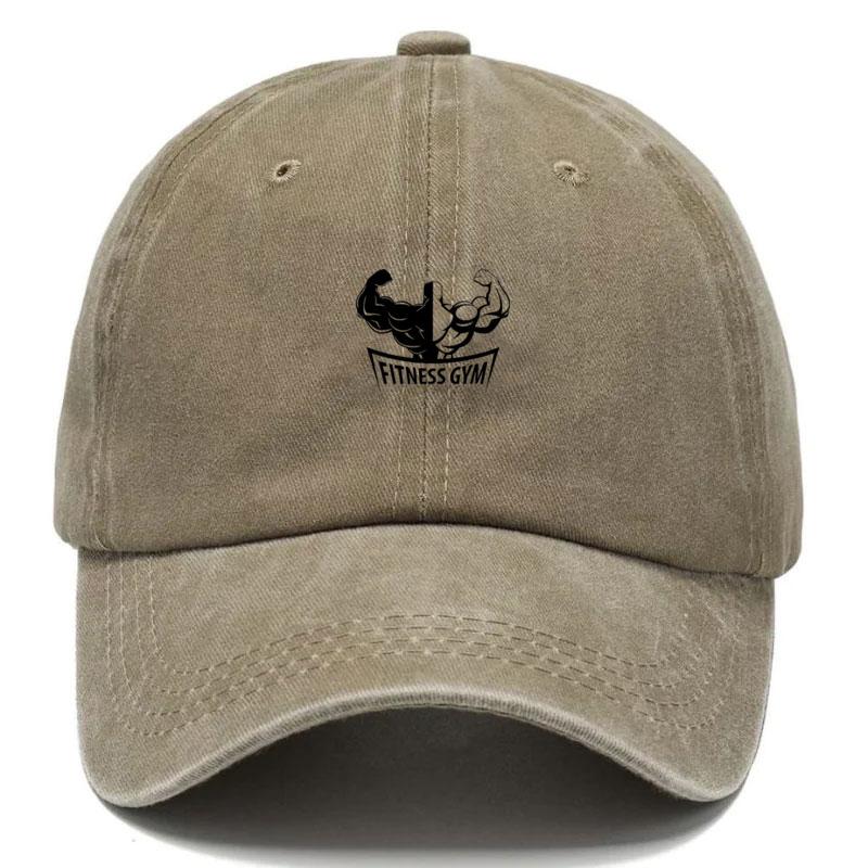 Bodybuilding Vintage Washed Cotton Baseball Cap Adjustable Distressed Trucker Hat for Unisex Gym Workout Cotton Cap Breathable Hats