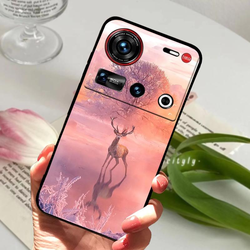 For ZTE Nubia Z70 Ultra 5G Case NX733J Shockproof Soft TPU Silicone Phone Cover For ZTE Nubia Z60S Pro 5G Z50S Pro Bumper Fundas