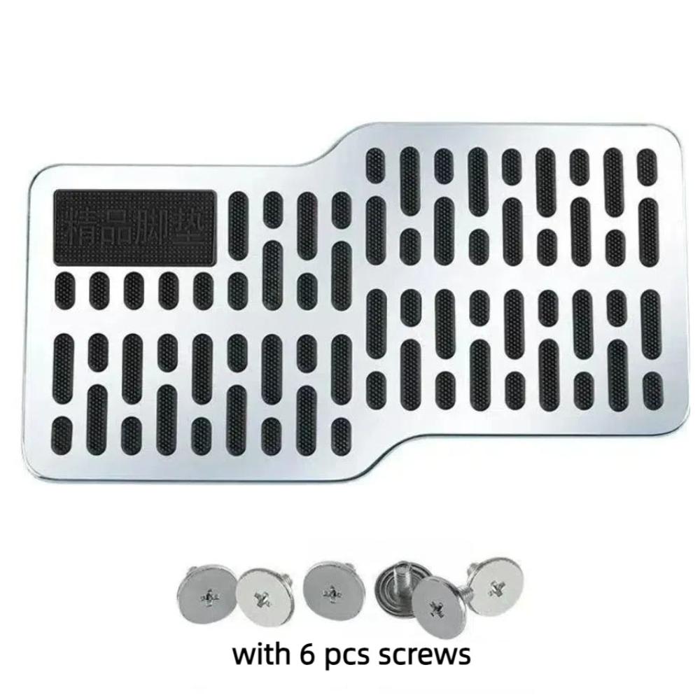 

Wear-Resistant Car Foot Pedal Mat Non-Slip Thicken Car Pedal Pads Lightweight Durable Main Driving Pedal Mat Automotive Supplies