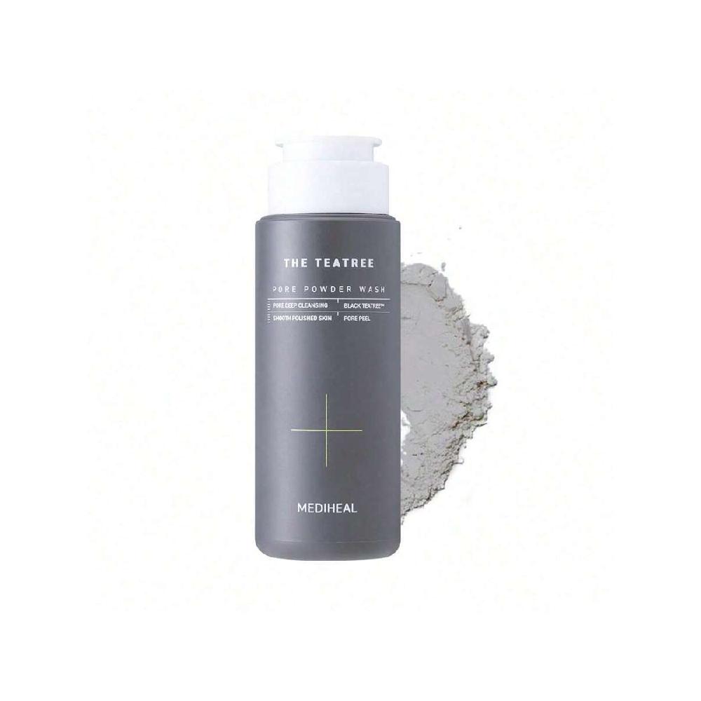 Mediheal Teatree Pore Powder Wash 50g Mild Pore Deep Cleanser With Gentle And Rich Salicylic Bubbles To Remove Blackhead
