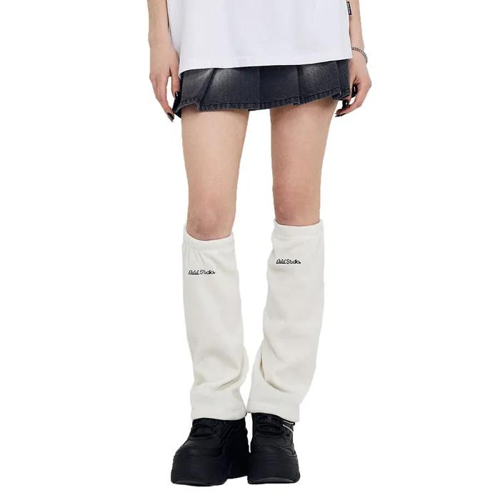 Odd Signature Logo Leg Warmers - IVORY