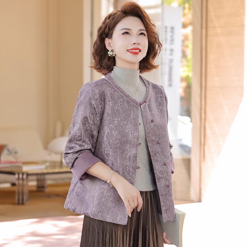 Elegant Mid-Age Women's Autumn Coat