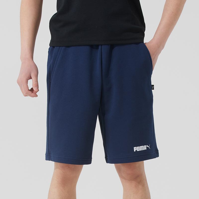 PUMA Comfortable Breathable Running Fitness Five-Point Casual Shorts Men shorts Blue 692482-14