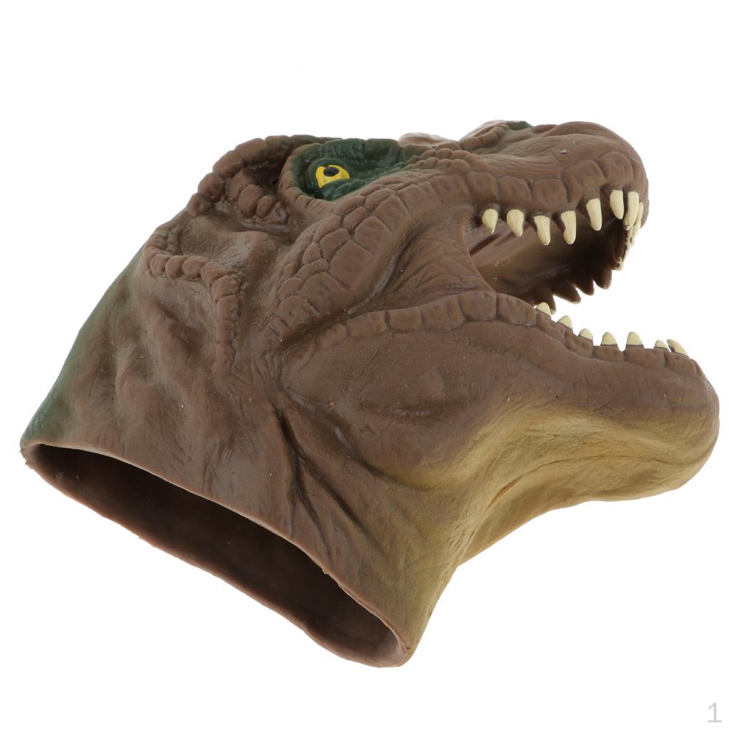 

Puppet Tyrannosaurus Simulation Dinosaur Figures For Children коричневий