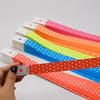 100Pcs Fluorescent Color Paper Fluorescence Wristbands Event Ticket Wristbands  for Concerts