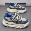 Fashion Niche Fashion Design Casual Non Slip Shoes for Men 2025 Autumn New Mesh Breathable Versatile Low Top Comfortable Chunky sneakers