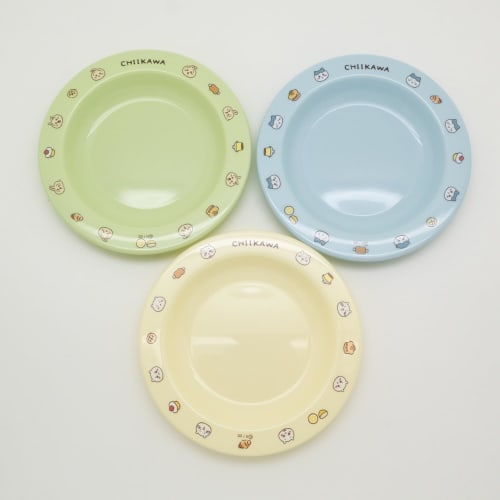 OSK Small Plates, Set of 3, 147mm Diameter x 19mm Height, Chiikawa, CKW No. 4, Made in Japan, PT-21
