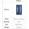 Kvalitná nabíjateľná lítiová batéria 3,7 V USB 18650 2000 mAh na blikanie