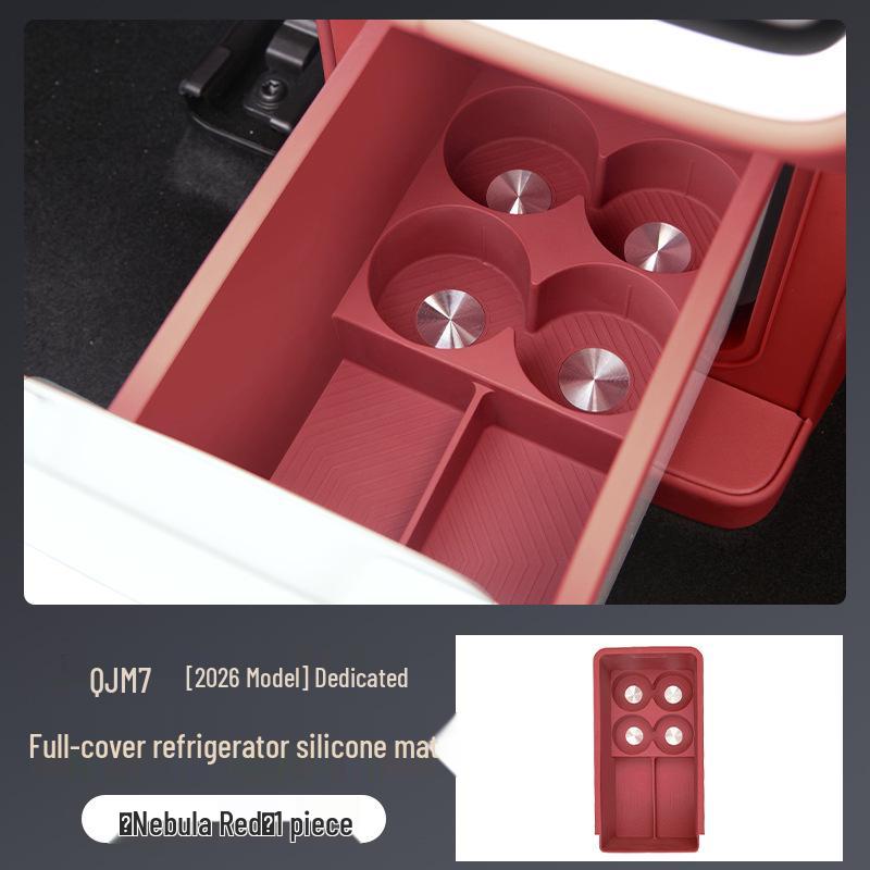 Silicone Mat Storage Tray for AITO M7 Refrigerator - Fits 26 Models, Protects & Organizes Interior