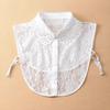 Fake Collar New Women Spring Autumn Versatile Sweaters Fashion Trend Lace Chiffon Popular Western Decorative