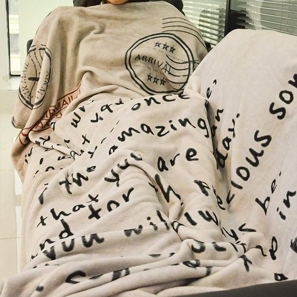 German Letters Blanket To My Son And My Daughter Super Soft Blanket Flannel Blanket Winter Warm