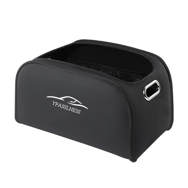 

Simple and luxurious car trunk storage box, large capacity storage box, multifunctional folding and organizing storage box чёрный