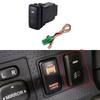 1PC BSM DRL LED Parking Radar Power Supply Steering Sheel Switch Button For Toyota LC76
