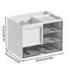 Desktop Transparent Storage Box, Drawer Style Desk, Dormitory Office Stationery, Cosmetics Storage Box, Storage Rack