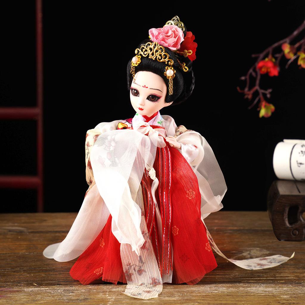 Creative Chinese Doll Ancient-style Dolls of the Qing Dynasty Twelve Golden Hair Handicrafts of Dream of Red Mansions Best Gift