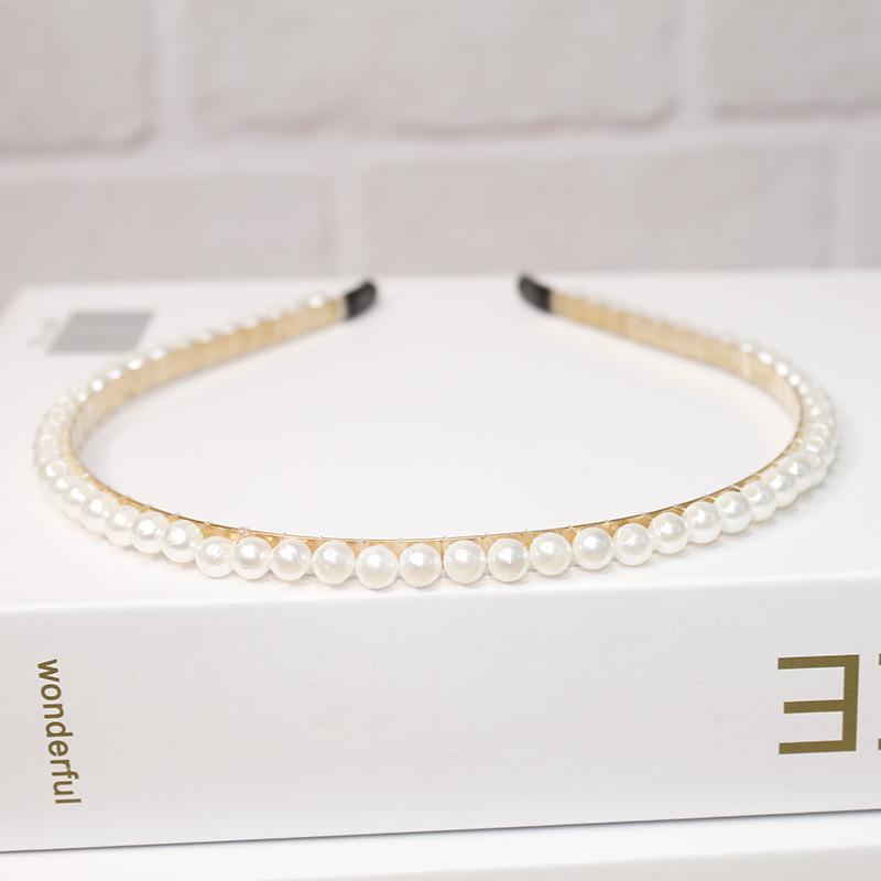 2025 Mori Style Fairy Pearl Headband with Wispy Bangs Hair Clips