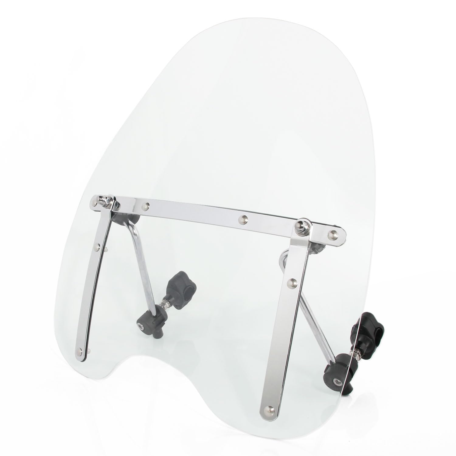 

RISE Corporation Защита от ветра Большая Прозрачная Совместима с диаметрами руля для американских мотоциклов Ветровое стекло, Экран, 22,2 мм - 25,4 мм,