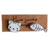 Les Trésors De Lily [R7905] - Handmade 'Rhymes' Cat-fishbone Earrings - 12 Mm