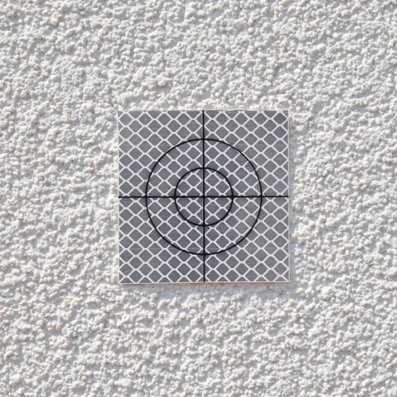 Set of 10 - White Rangefinder Foil 60mm x 60mm