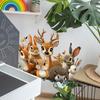 Self-adhesive Cartoon Animal Wall Stickers for Kids Room Bedroom Living Room Home Decor