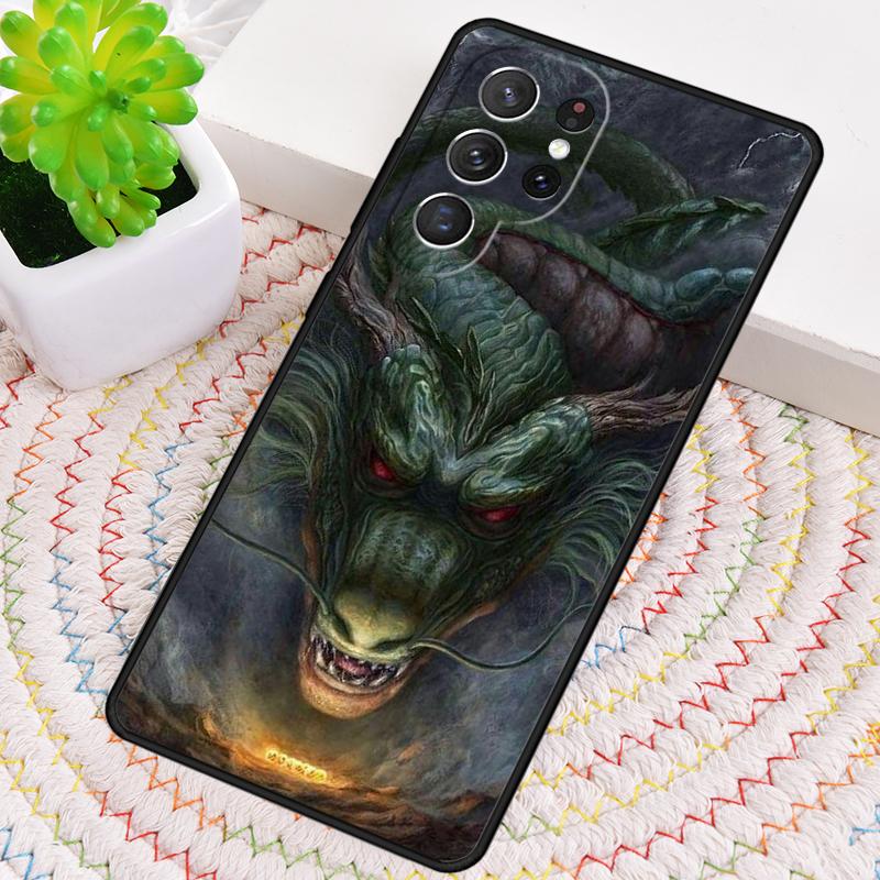 Asian Chinese Dragon soft Phone Case for Samsung Galaxy note 10 pro S26 Ultra S23 S24 FE S25 S21 S22 PLUS shockproof Cove