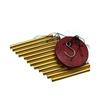 1Pcs New 12 Tubes Aluminum Alloy Wind Chimes With Hook Gold Silver Bells For Outdoor Home Wedding Party Memorial Decoration Gift
