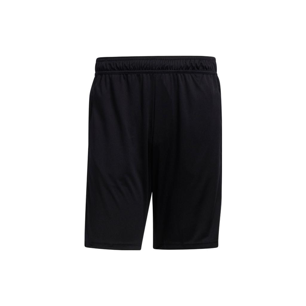 Adidas Logo Print Elastic Waist Straight Leg Sports Shorts Men Shorts Black HL3923
