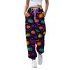 Women's Sports Pants With Pockets Fashion Print Elastic Waist Pants Casual Sweatpants Pants