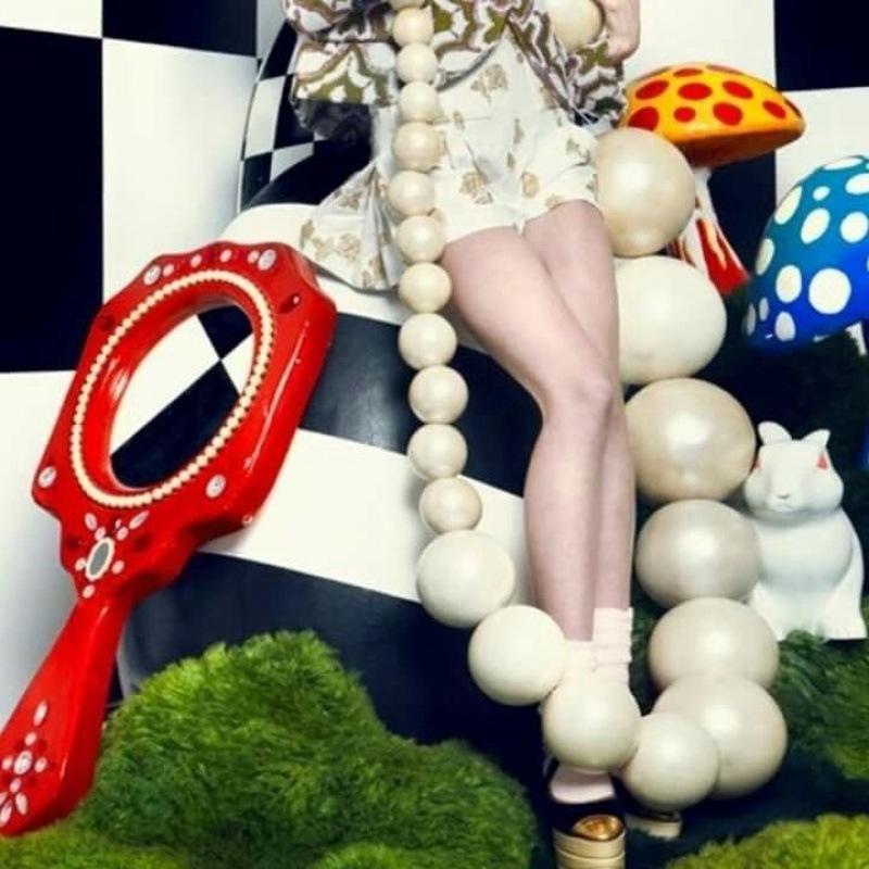 Giant Pearl String Wedding Ornament for Display and Photo Backgrounds