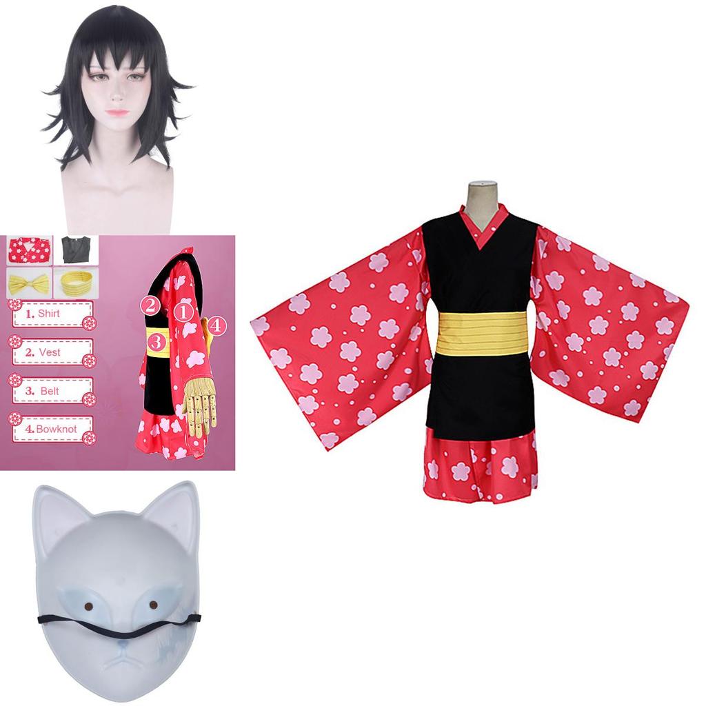 Exquisites Demon Slayer Kimetsu No Yaiba Makomo Cosplay Kostüm für Damen mit perfekten Nähten und atmungsaktivem Stoff