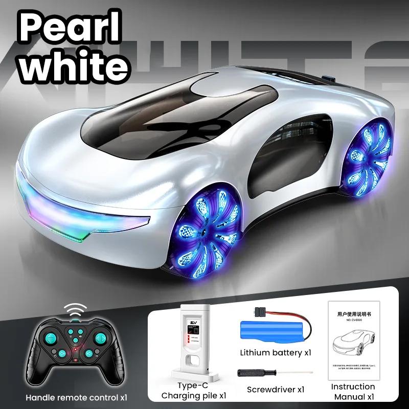 RC Cars Toys for Boys 2.4GHz Remote Control Car with Cool Lights Music Spray Effects Gesture Sensing Drift Racing Gifts for Boys