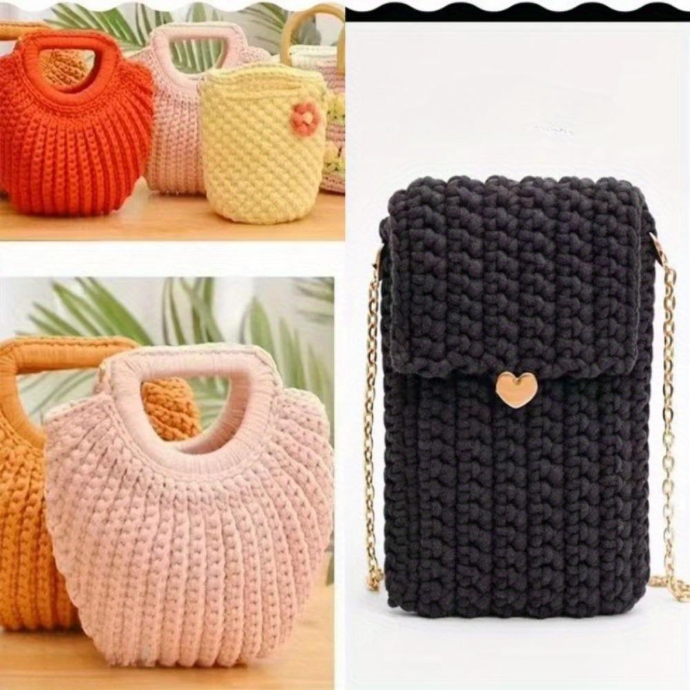 4pcs Cotton Yarn Blend -Skeins for Crochet and Knitting - Assorted Colors)- Suitable for 2 - 4.5mm Crochet Hook Size