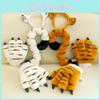 Cute Plush Tiger Paw And Tail Headband For Stage Shows And Animal-themed Parties