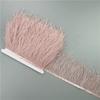 10Meters/Lot Ostrich Feathers On Ribbon Tape 10-15Cm  Feather Trim Boa For Clothes Sewing Fringe Diy Wedding Decoration