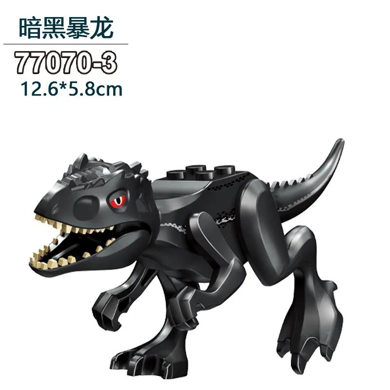 Dinosaur Jurassic World Tyrannosaurus Rex Velociraptor Tyrannosaurus building blocks animal toys building blocks children's gift
