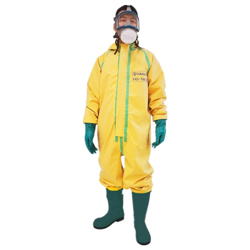 Haigu HG-1WP Lightweight Chemical Protective Coverall XXL жёлтый