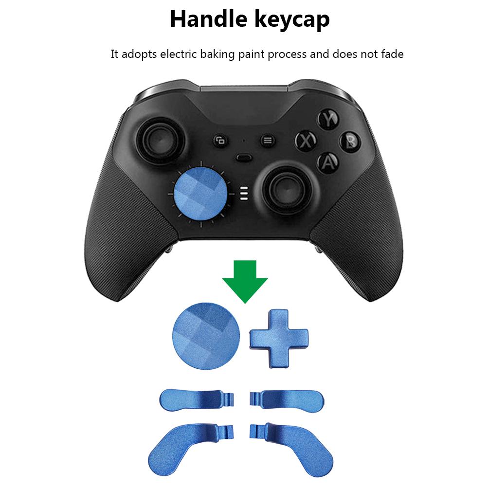 6Pcs for XBOX ONE ELITE 2 Gen Keycap Game Controller Trigger Button Thumb Grip Joypad Gamepad Replacement Set Accessories