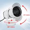 Riscaldatore Elettrico per Auto 2 in 1 Rotabile a 360 Gradi 12V/24V Riscaldatore Elettrico Pieghevole Raffrescatore per Auto Accessori per Auto