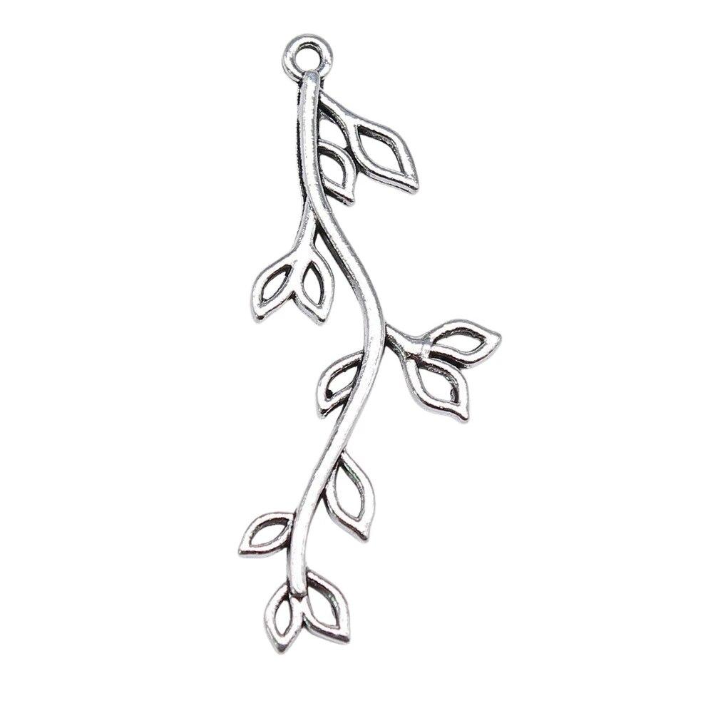 

Компоненты соединения ветвей и листьев. Автомобильный кулон. Симпатичные украшения. A15-10pcs-43x17mm