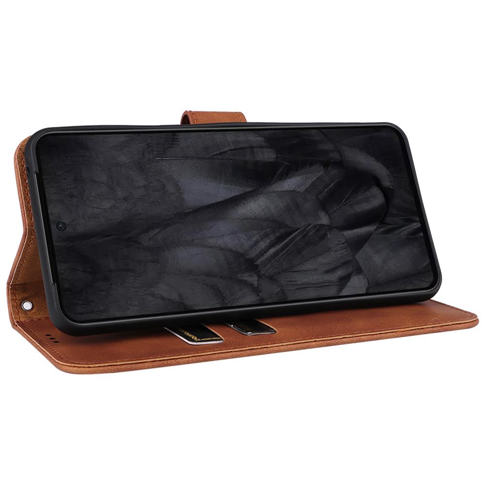 For Google Pixel 8 Pro PU Leather Phone Case Skin-touch Flip Wallet Stand Cover