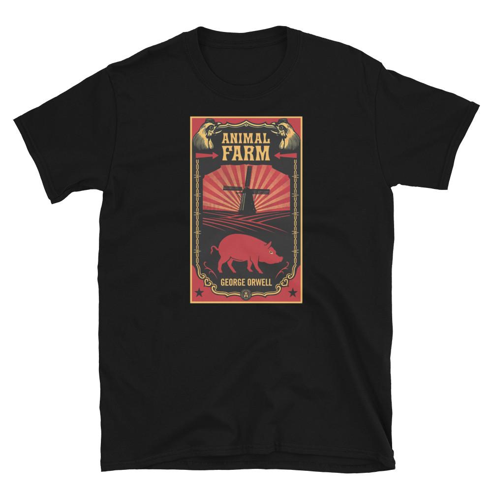 George Orwell Animal Farm Printed TShirt Unisex T-Shirt XXXXL
