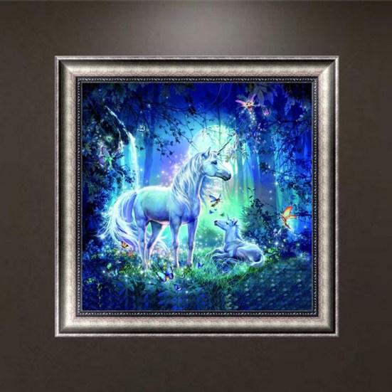 5D Diamond DIY Painting Home Decor Horse Parrot Cross Stitch Kit