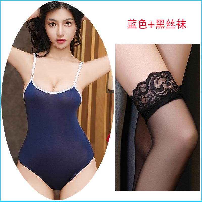 Night concubine sexy underwear onesie swimsuit gymnastics suit tights tease women