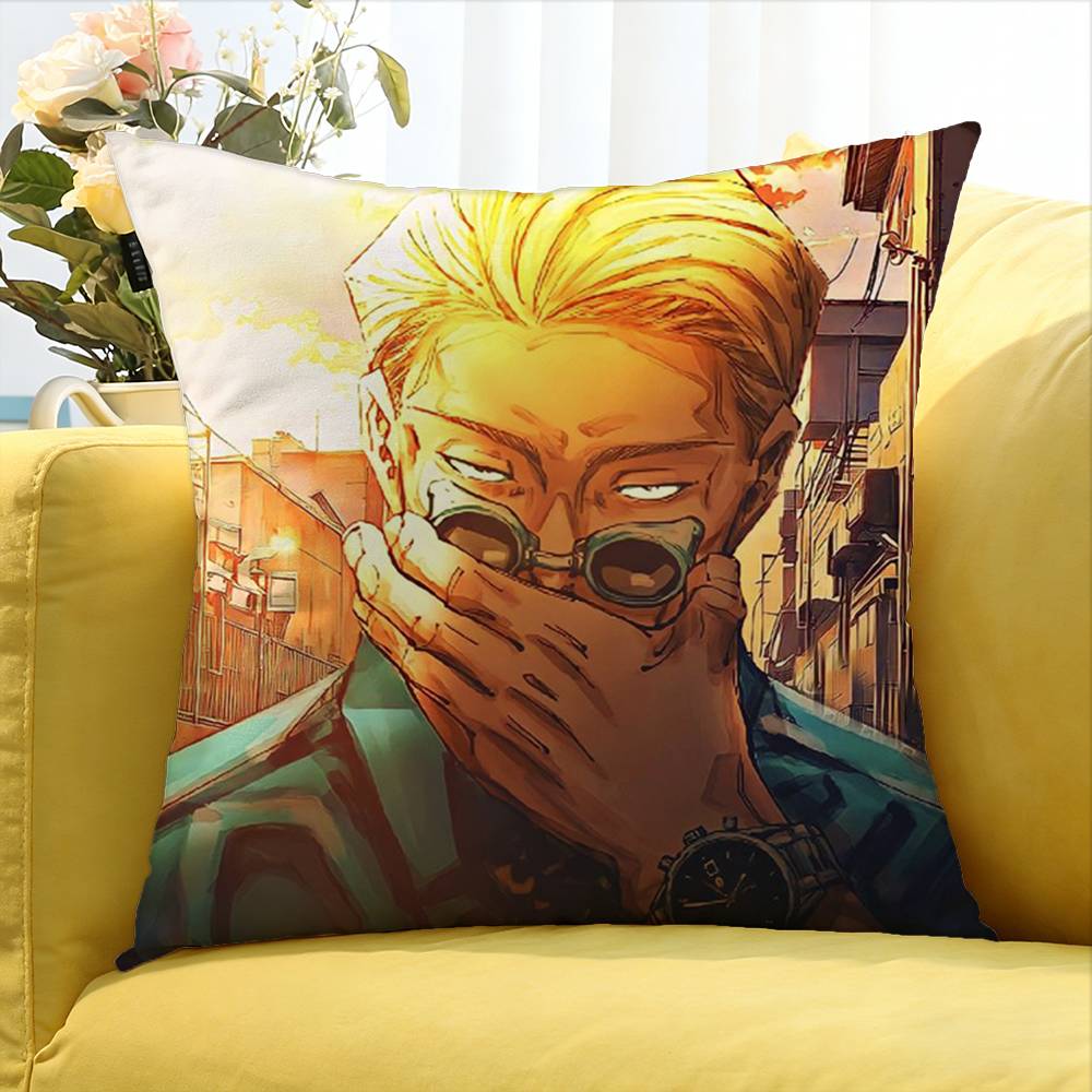Anime Figure Nanami Kento Various Sizes Square Pillow Case For Car Home Bedchamber Decor