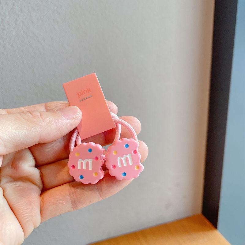 Children's Cute Candy Biscuit Elastic Hair Ties - Baby Hair Accessories