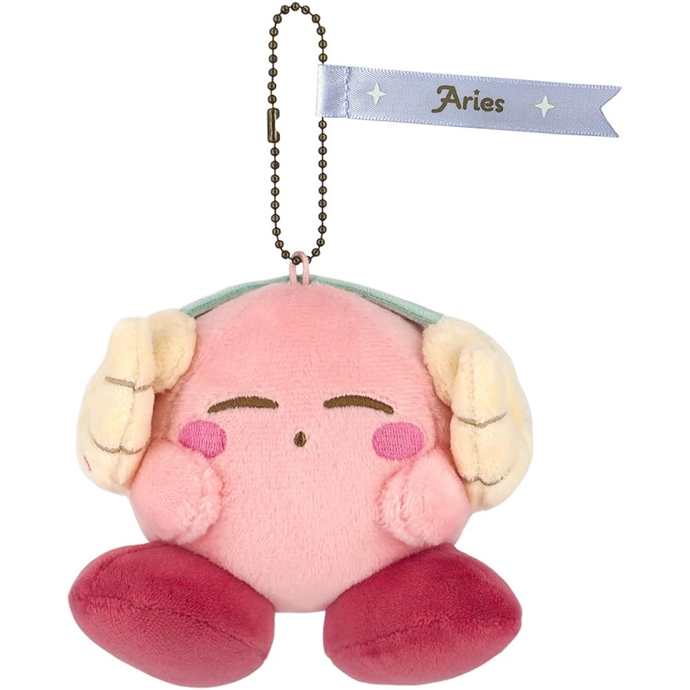 

Sanei Boeki Kirby Horoscope Collection Aries Plush Mascot 10.5x8.5x10cm
