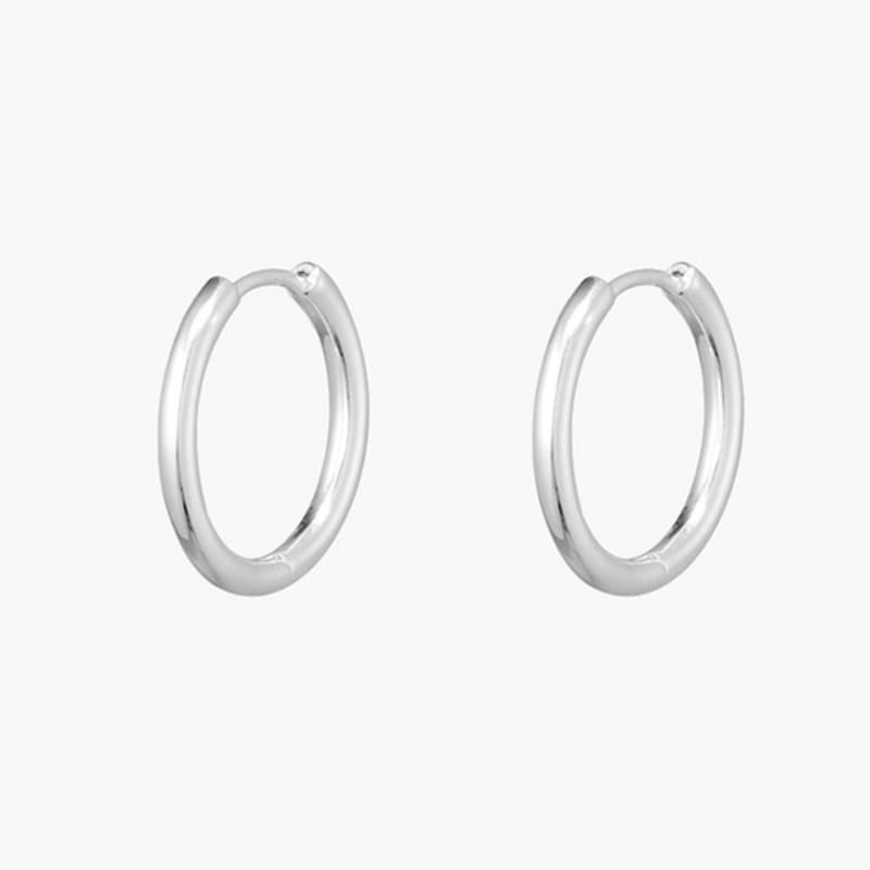 MERCURY [silver 925] Round Hoop Earring