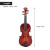 1Celsius6 Violin Model Miniature Doll House Accessory Decoration Ornament Instrument Toy