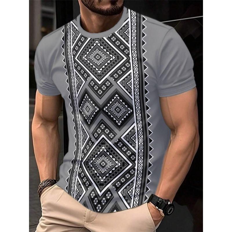 3D printed retro ethnic T-shirt