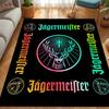 Jägermeister: Tappeto Audace Vivace Arredamento Casa Adatto a Tutte le Stagioni Cuscino per Sedia da Ufficio Arte Decorazione Stanza del Dormitorio